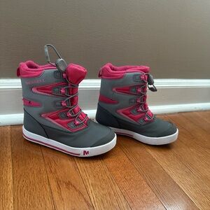 Girls size 12 MERRELL cold weather boots